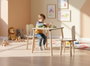 Hanah Home Bunny Two Chair Set - Blanco